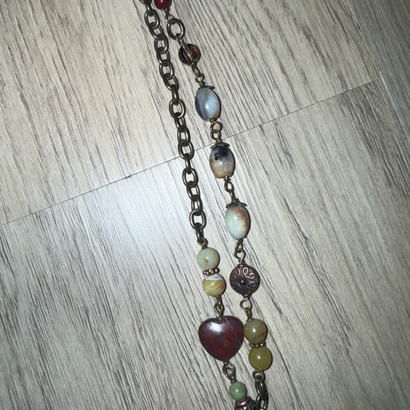 ⭐️Butterfly‎ Pendant Necklace with Beaded Chain⭐️ - Picture 3 of 3